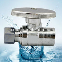 Brass Electroplating Chromium Mini Ball Straight Valve